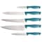 Spice by Tia Mowry Savory Saffron Teal 14 Piece Cutlery Set